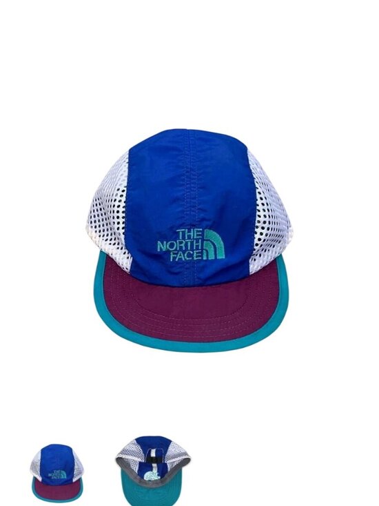 The North Face Other - Vintage The North Face Colorful Mesh Soft Brim Hat  Blue Teal Maroon Unisex